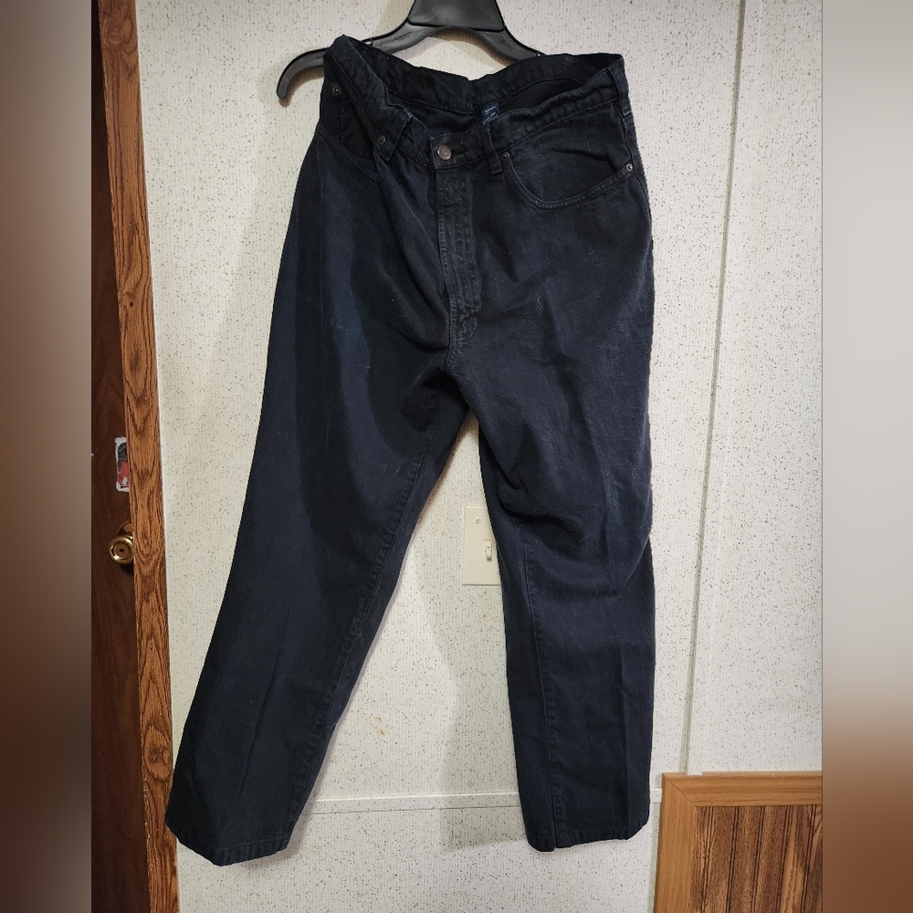 Polo Ralph Lauren Authentic Dungarees Men's Black Jeans Size 36/32